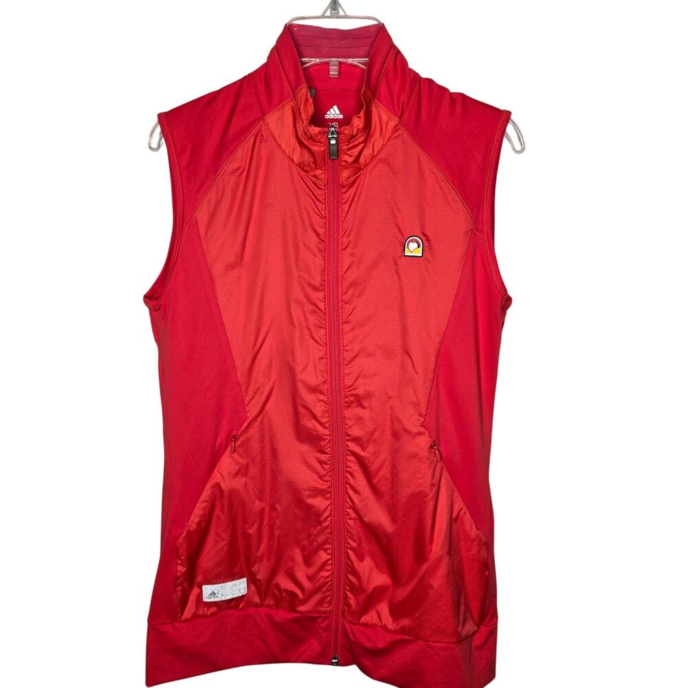 Women's Adidas Full Zip Golf Tech Wind Vest Treesdale Country Club Size XS NWT